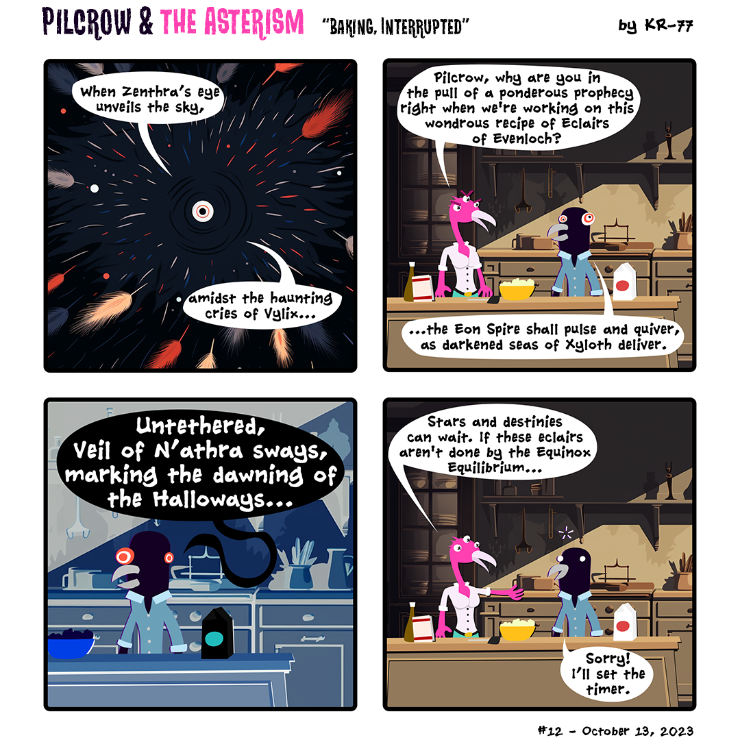 #12: Baking, Interrupted. Published October 13, 2023