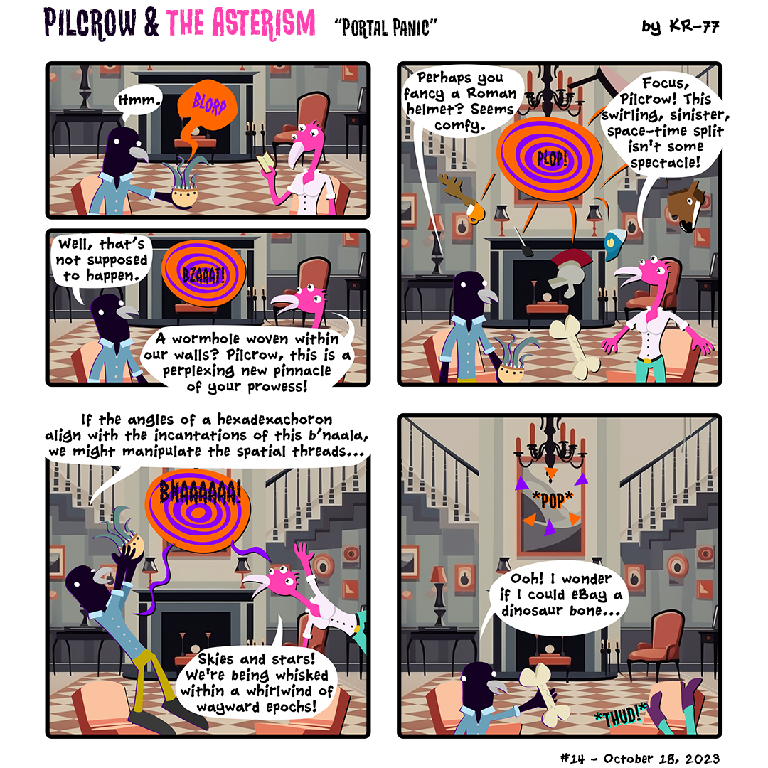 #14: Portal Panic. Published October 18, 2023