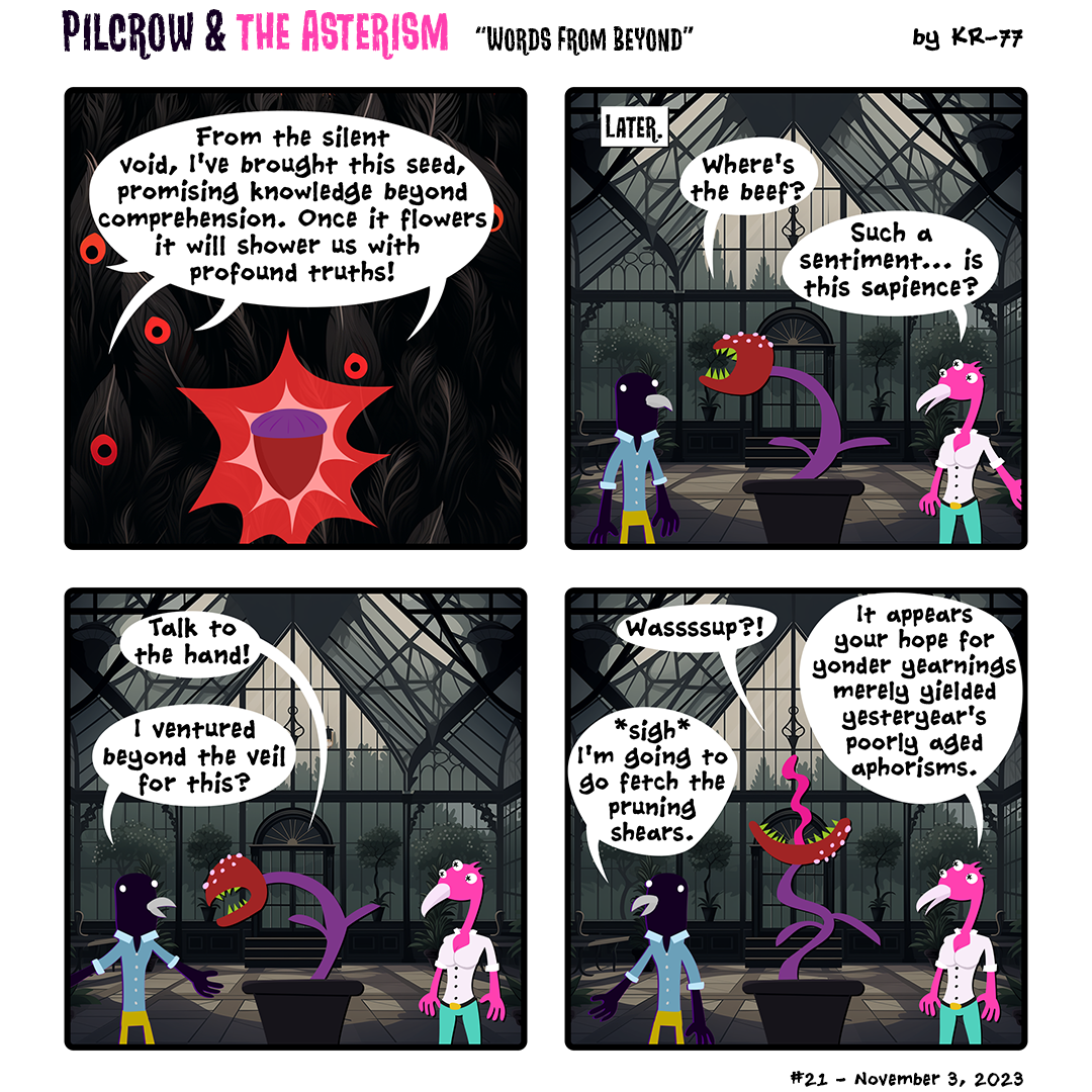 #21: Words From Beyond. Published November 3, 2023