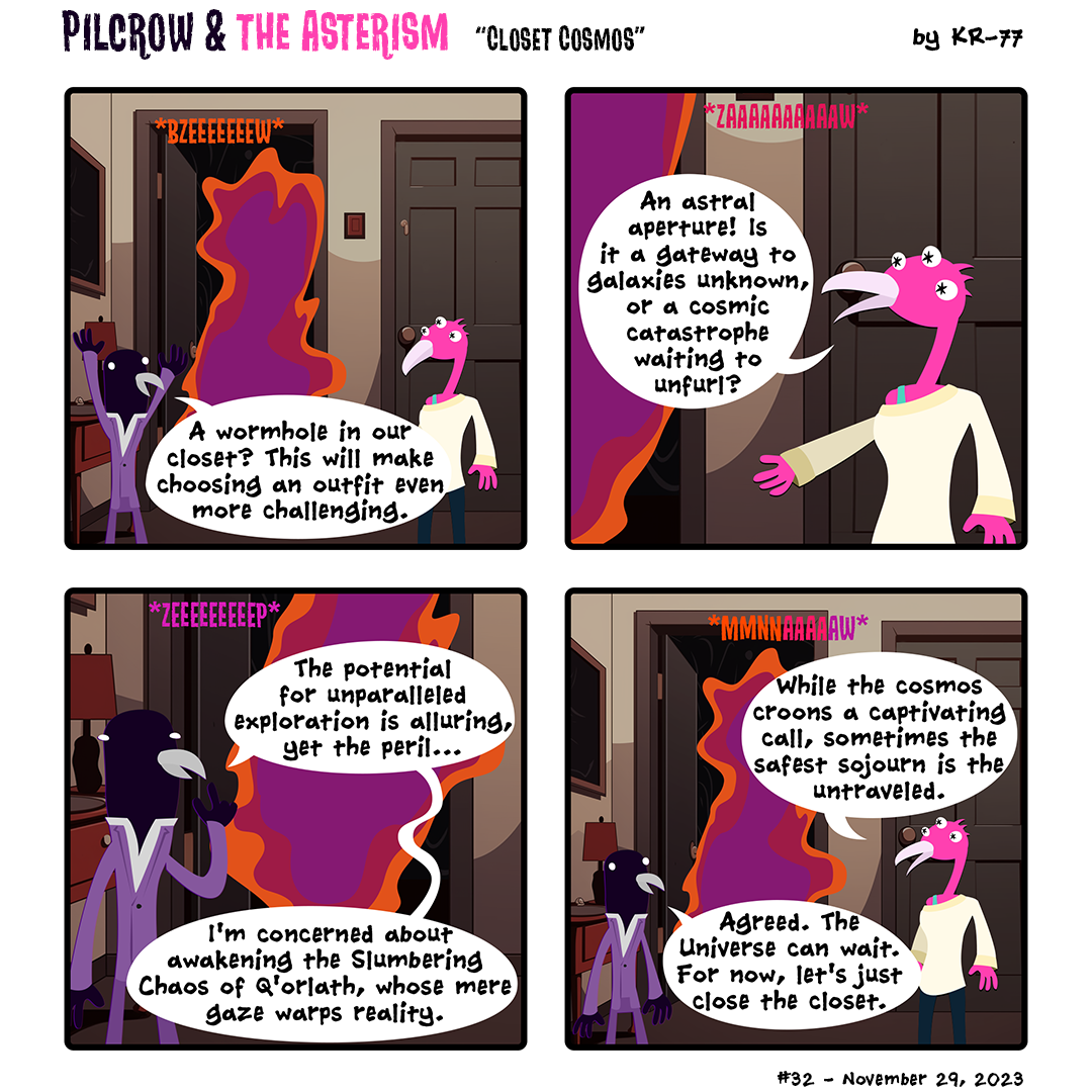 #32: Closet Cosmos. Published November 29, 2023