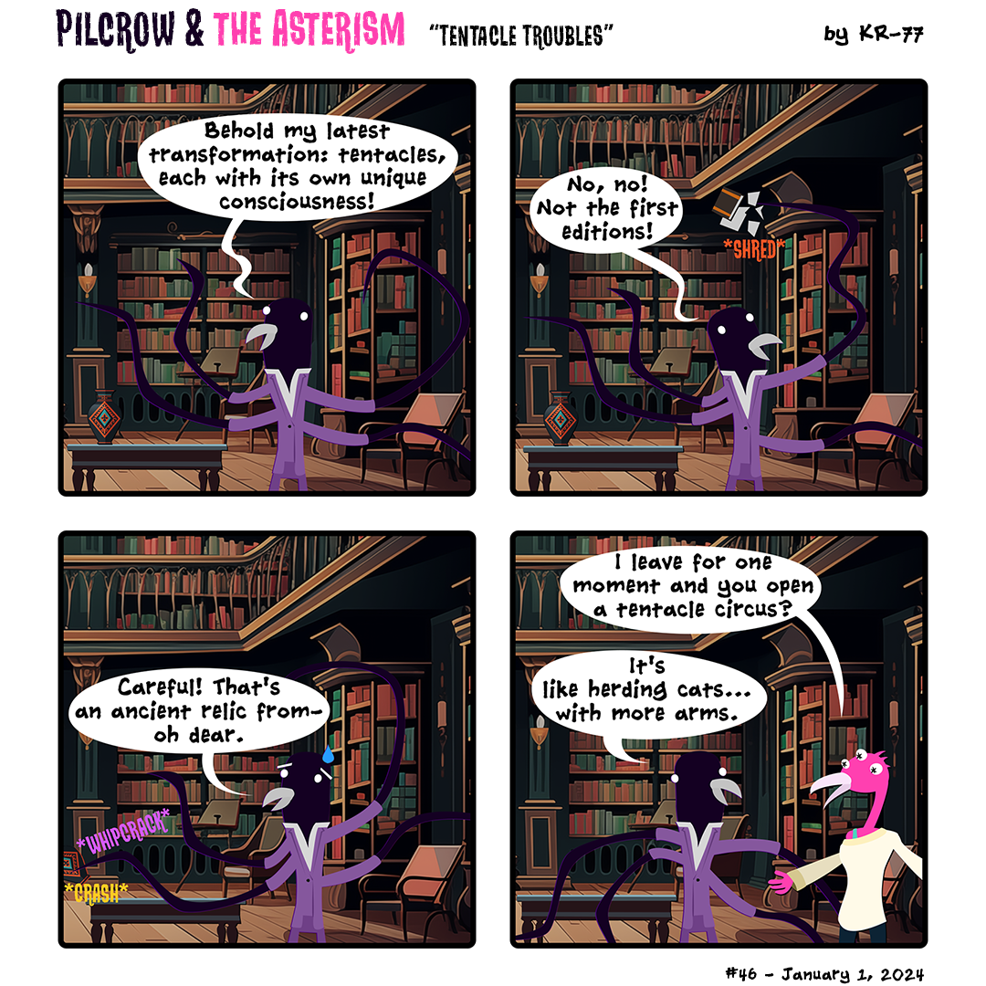 #46: Tentacle Troubles. Published January 1, 2024