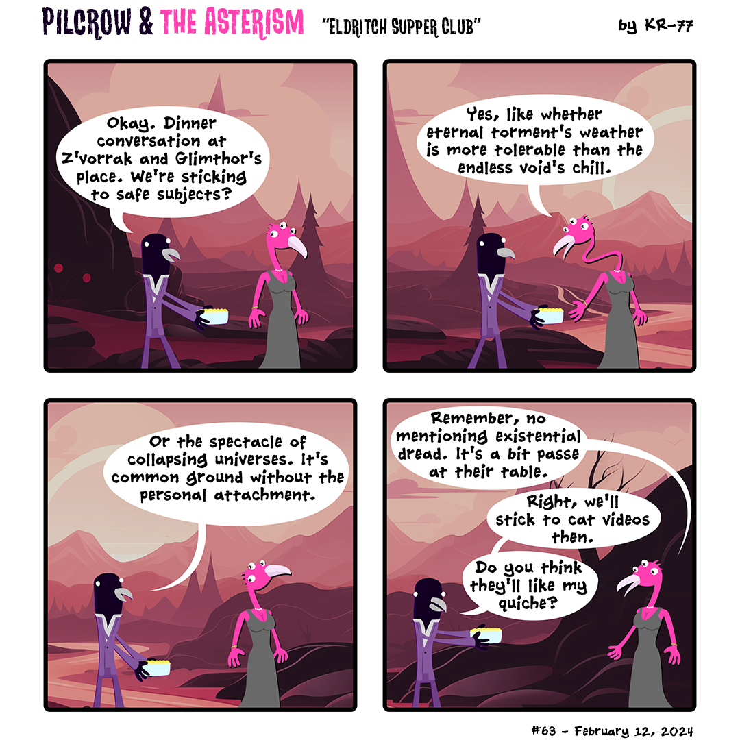 #63: Eldritch Supper Club. Published February 12, 2024