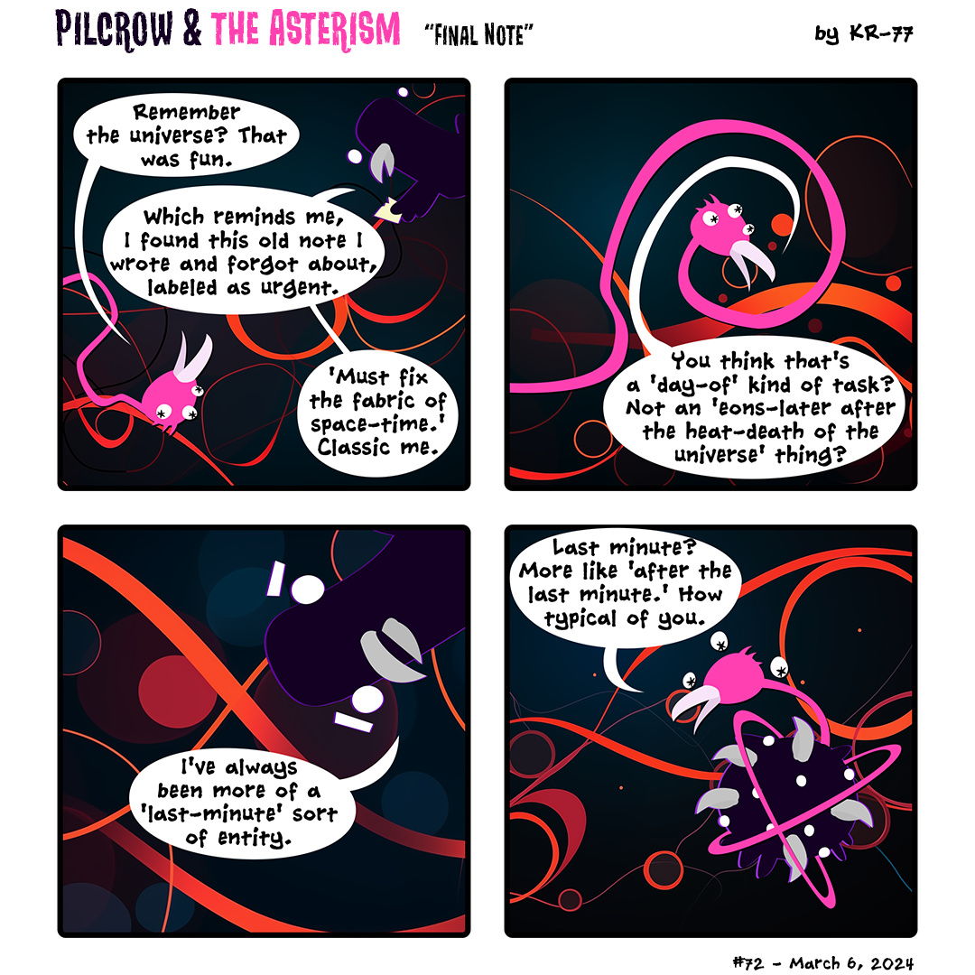 #72: Final Note. Published March 6, 2024
