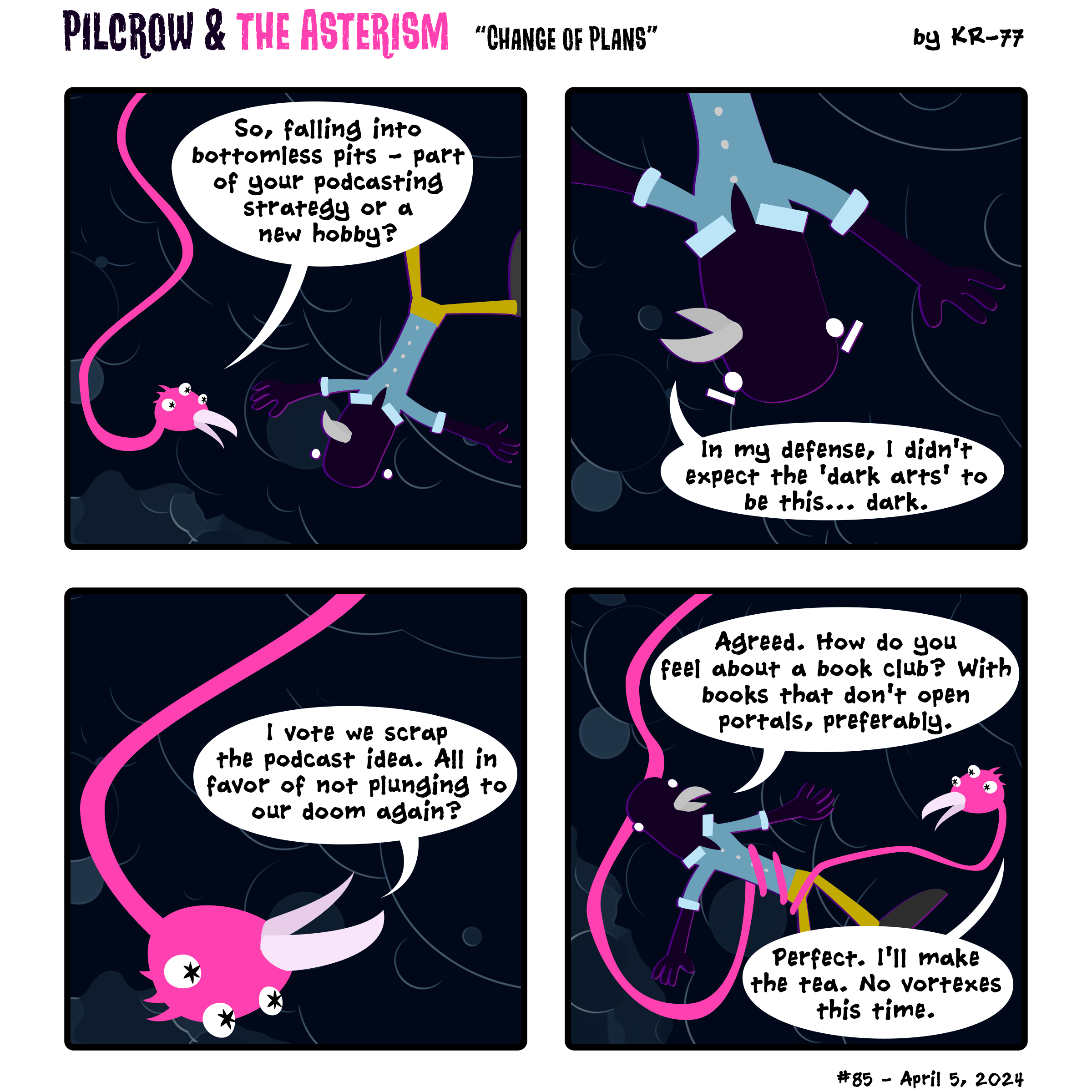 #85: Change of Plans. Published April 5, 2024