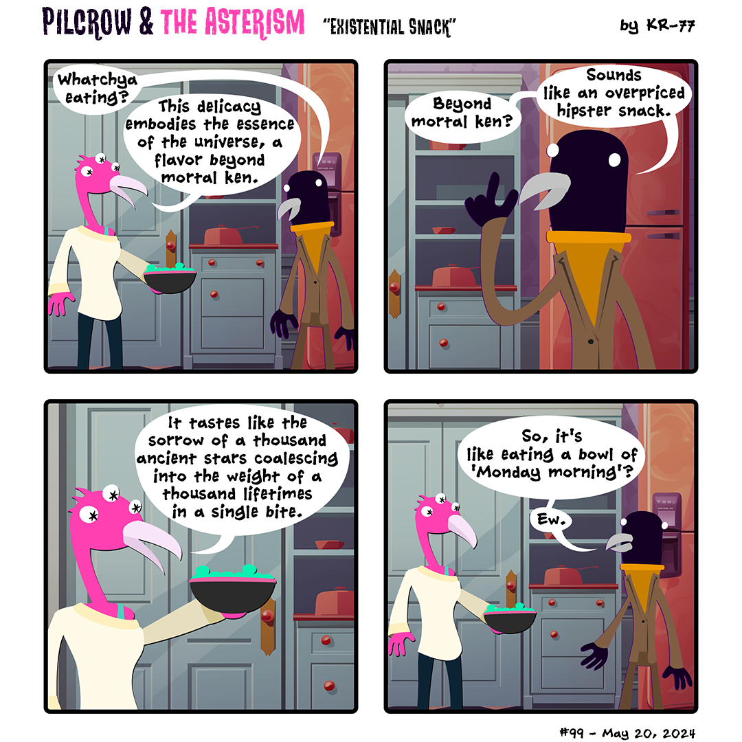#99: Existential Snack. Published May 20, 2024